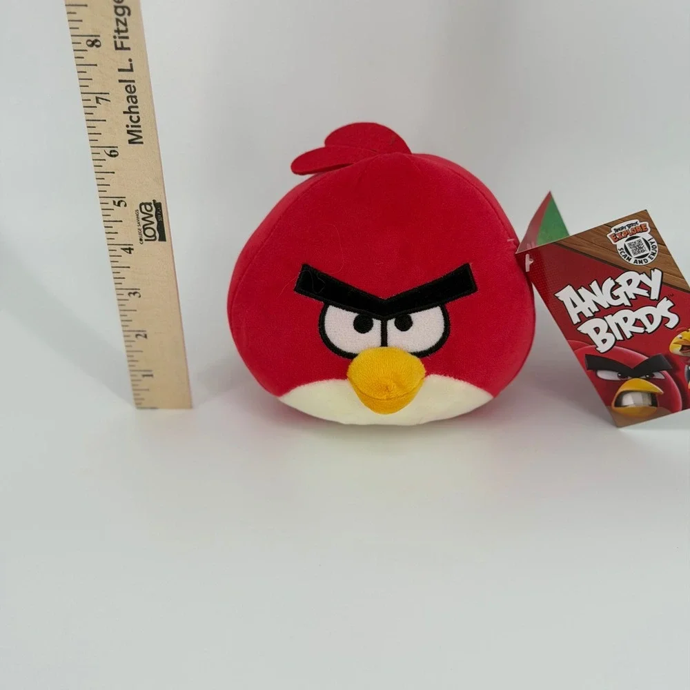 Angry Birds Smooshimals Red Bird Plush Stuffed Toy Squishy 5 Inch NWT